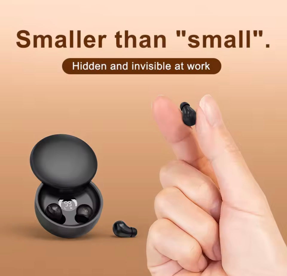 SK26 Bluetooth 5.4 Wireless Earphones Small Earbuds Sleeping Sport Invisible Headphones Bass Sound Quality Headset Sliding Cover